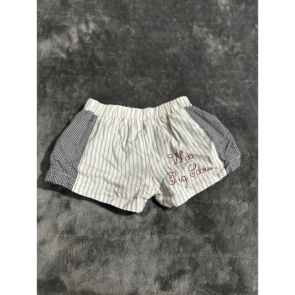 Woo Pig Sooie Arkansas Razorback Football Reversible Shorts 18 Months